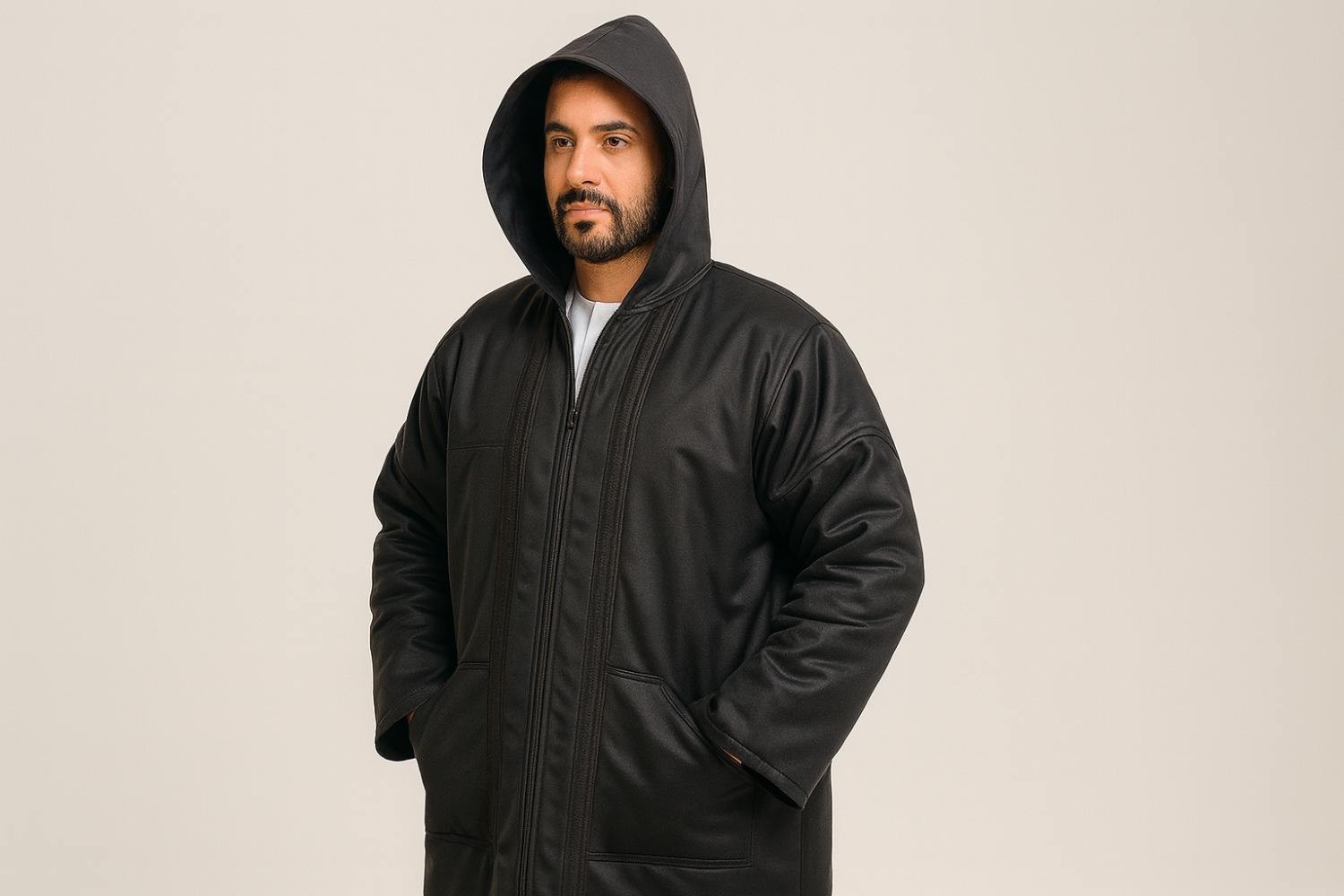 wenter long Jacket - Black