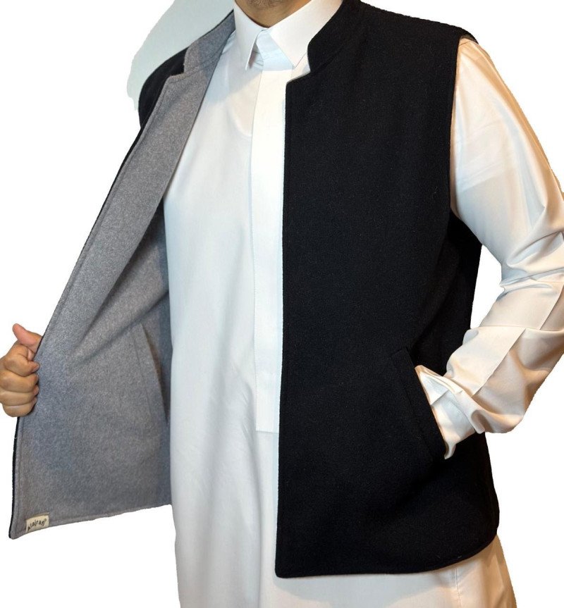 Sudairi Double Face - black + gray