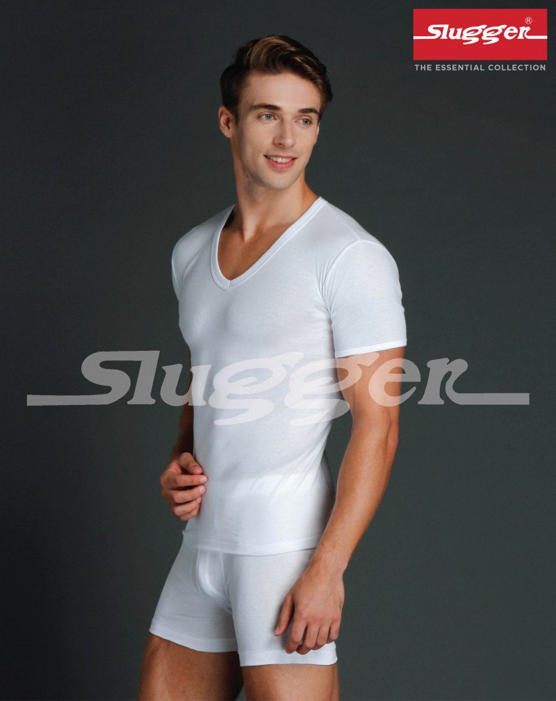 SLUGGER T-SHIRT V NECK MENS