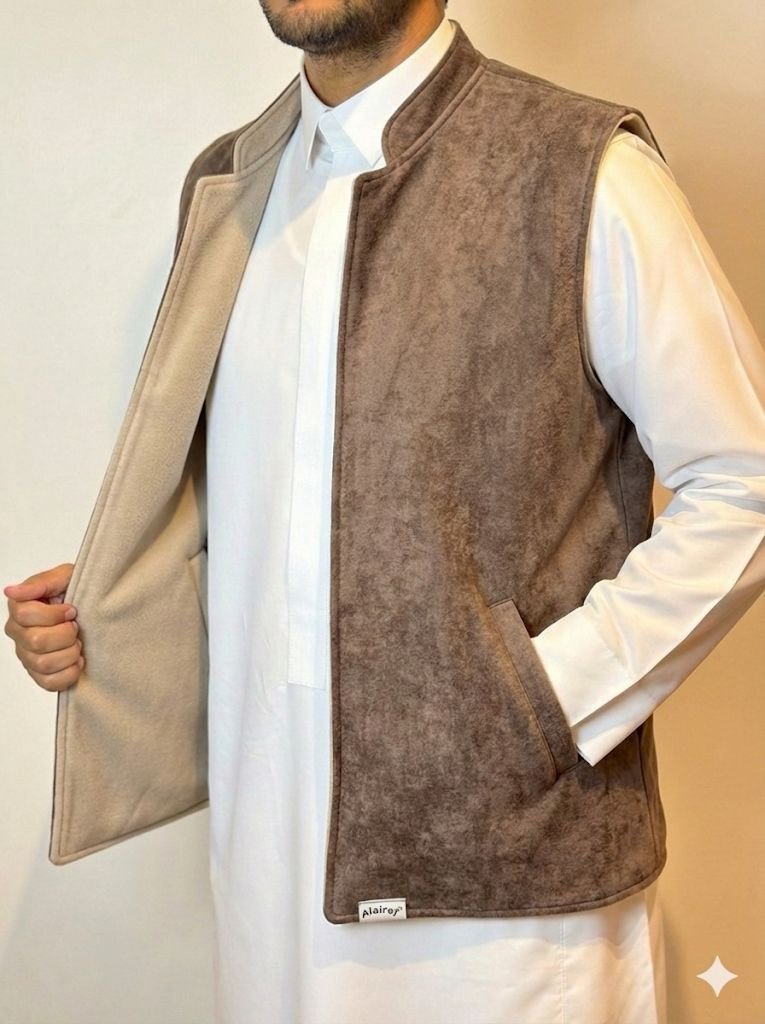 Sudairi Double Face - brown + Beige