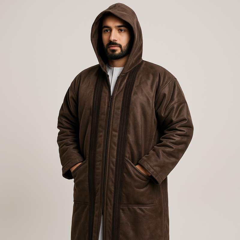 wenter long Jacket - Dark Brown